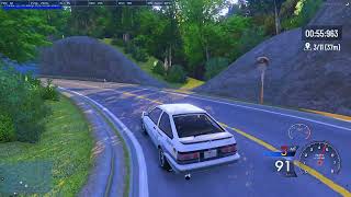 Toyota Corolla Sprinter Trueno AE86 in Myogi Uphill  Fujiwara Tofu Shop FiveM [upl. by Cilla]