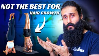 Shirshasana Is Not The Best For Hair Growth  Do This Instead  Bearded Chokra [upl. by Nissy]