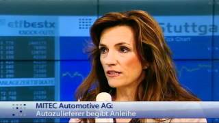 MITEC Automotive AG Autozulieferer begibt Anleihe [upl. by Coralyn]