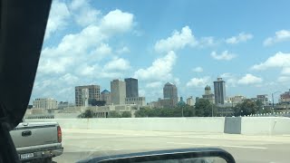 Passing Through Downtown Dayton Ohio On I75 On My Way Home From Knoxville Tennessee  73019 [upl. by Ardnoel]