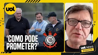 NEM TÉCNICO TEM DIZ MAURO CEZAR SOBRE PROMESSA DE O CORINTHIANS BRIGAR EM CIMA NO BRASILEIRO [upl. by Venetis]