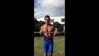 Supinated Muscle Up Tutorial by World Record Holder Marcus Bondi Beach [upl. by Suzanne]