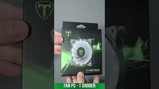 FAN para PC T DAGGER  T TGF300  Fan CUSTO BENEFICIO pcgamer [upl. by Shoshana]