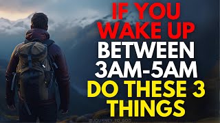 If You Wake Up Between 3AM amp 5AM DO THESE 3 THINGS [upl. by Ellett]