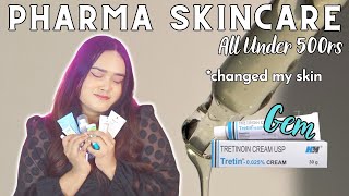 Pharmacy Skincare That Truly Works🏨  Under 500rs ONLY [upl. by Dierolf]