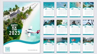 Creating Professional Calendar design  Coreldraw tutorials [upl. by Slater]