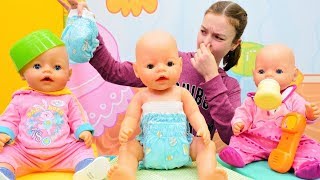 Bebek bakma oyunları Baby Born ile seçkin bölümleri izle Eğitici oyun videosu [upl. by Primavera229]