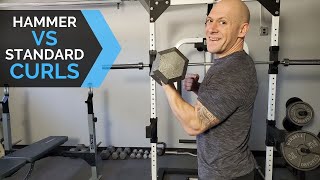 Hammer Curls Vs Standard Bicep Curls Which is Better [upl. by Engelhart]