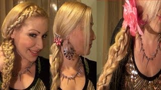 3 PEINADOS de trenzas chic super facil para cabello largo y mediano [upl. by Circosta605]