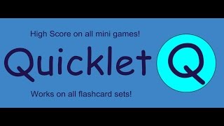 Quizlet Hacks  Mods for every minigame  Quicklet Extension 44 [upl. by Akemot112]