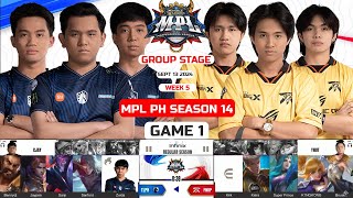 GAME1Fnatic Onic PH Vs Team Liquid PH I MPL PH S14 Regular Season Week 5 Day 1 MLBB I MVPSTUDIO [upl. by Maxy]