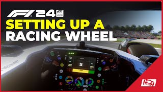 F1 24 How To Set Up Your Racing Wheel [upl. by Aerdnaeel120]