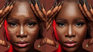 HighEnd Skin Retouching Beginner Photoshop Tutorial  Frequency Separation [upl. by Olimreh287]