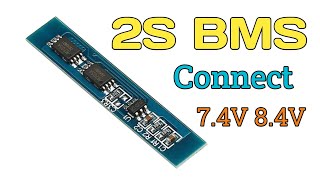 2S 3A BMS Liion Lithium Battery 74V 84V 18650 Charger Protection Board Module [upl. by Shara]