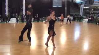 DSFO Megeve 2014  IO 10D  R1 Samba  Stanimir Stoyanov amp Polina Kimova [upl. by Ennovahs]