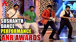 Sushanth Multi Dance Performance For Manam Theme Song at ANR Awards [upl. by Quent]