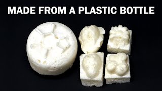 Turning a plastic soda bottle into foam [upl. by Story]