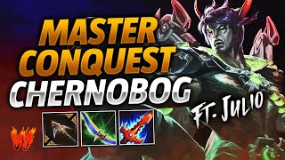 CHERNOBOG AKA EL ROTACIONES  Warchi  Smite Master Conquest [upl. by Giark]