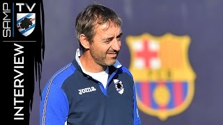 Giampaolo e il modello Barça «Essere qui è un privilegio» [upl. by Samanthia]