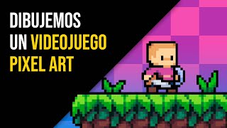 COMO HACER UN PERSONAJE PARA TU VIDEOJUEGO PIXEL ART [upl. by Ryter]