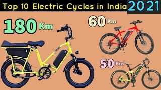 Top 10 Best Electric Cycles In India 2021  e Bikes [upl. by Wolfe]