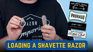 StepbyStep Guide Loading Your Shavette Razor Like a Pro [upl. by Motteo560]