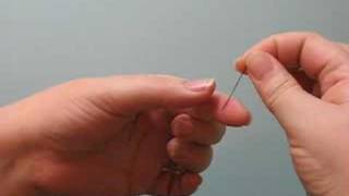 How to Tie a Knot for Hand Sewing [upl. by Terej]