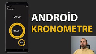 Android Kronometre Uygulaması Geliştirme Chronometer 4K [upl. by Adierf]