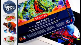 Derwent Inktense 100 Set Review See Additional 28 Colors [upl. by Nisay654]