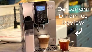 De’Longhi Dinamica Automatic Espresso Machine Review [upl. by Adnirim]