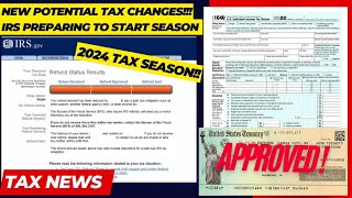 2024 IRS TAX REFUND UPDATE  UPDATED TAX CHANGES Refund Delays Amended Returns ID Verification [upl. by Leile]