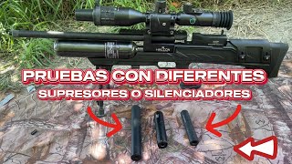 EL MEJOR SUPRESOR O SILENCIADOR PARA RIFLES PCP pcp silenciador airgunshooting [upl. by Ikkim683]