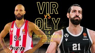 Virtus Bologna vs Olympiacos  Friendly Game Highlights  14 September 2024 [upl. by Underwood]