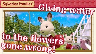 Sylvanian Families Movie  quotGardening at the Red Roof Grand Mansionquot [upl. by Enyar]