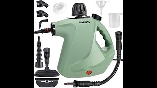 Review Handheld Steam Cleaner Steamer for Cleaning 10 in 1 Handheld Steamer for Cleaning [upl. by Immak]