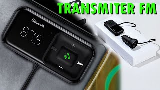 Baseus Transmiter FM Ładowarka Bluetooth 50 Zestaw Głośnomówiący Do Saochodu [upl. by Paris]