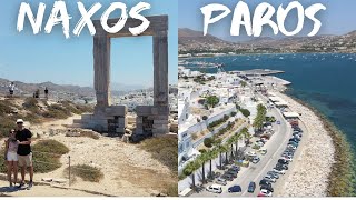 Paros vs Naxos in Greece  Taking a ferry in the Greek Islands and what to know  2021 Travel Vlog [upl. by Shirlie662]