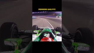 When a racing moment happens in IndyCar that reminds you of Pierre Gasly [upl. by Itirahc]