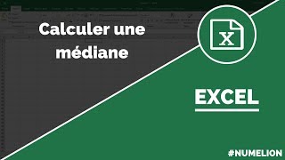 Calculer une médiane dans Excel [upl. by Ragde604]