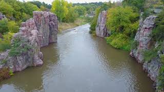 4k Drone Video Palisades State Park Garretson South Dakota [upl. by Kathryn]