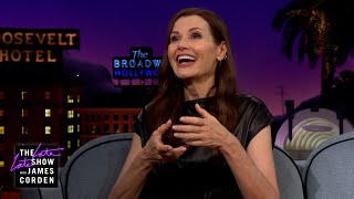 Geena Davis Recalls Her Insane Stunt With Samuel L Jackson [upl. by Eidroj]