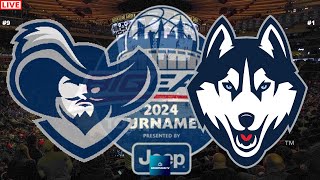 9 Xavier vs 1 UCONN BIG EAST BASKETBALL TOURNAMENT QUARTERFINALS LIVE GAME CAST amp CHAT [upl. by Sirdna]