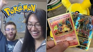 OMG BEST CHARIZARD PULLS Best Pokemon Evolutions Booster Box Opening 2 [upl. by Ashlan]