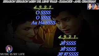 Isharon Isharon Mein Dil Lene Wale Karaoke With Scrolling Lyrics Eng amp हिंदी [upl. by Irotal]