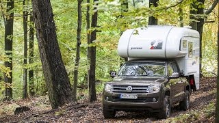 VW Amarok VethXL mit Tischer Trail 260s Pickup Wohnkabine im Test [upl. by Munniks902]