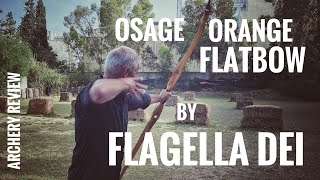 Osage Orange Flatbow by Flagella Dei  Review [upl. by Lyrac]