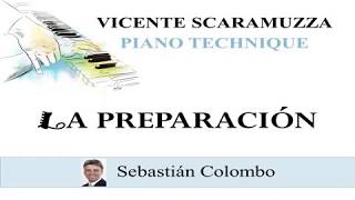 Vicente Scaramuzza Piano Technique  La preparación palancas físicas [upl. by Aihselat]