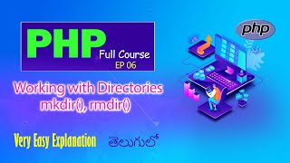 Working with Directories  Episode 06  Very easy learning in telugu [upl. by Hanleigh839]