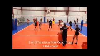 JVA Coach to Coach Video of the Week Attacking Transition Drill [upl. by Tennies212]