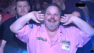 Peter Manley WalkOn  World Seniors Darts Championship 2022 [upl. by Nair]